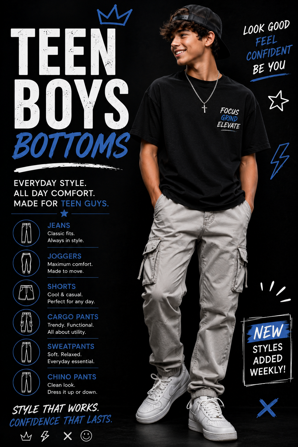 Teen Boys Bottoms Collection